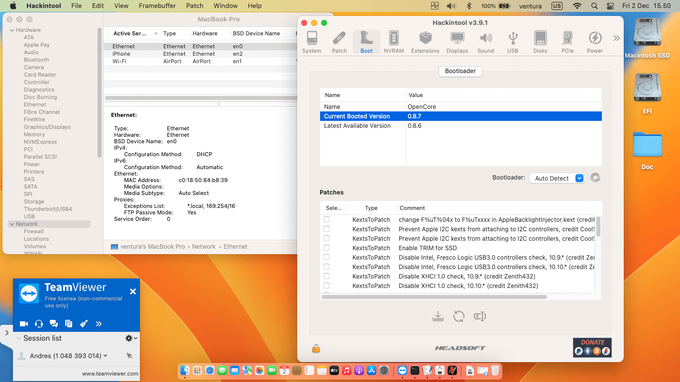 Acer TravelMate P214 52 3527 [CometLake   Intel UHD Graphics 10Th Gen + I2C]   OpenCore 9